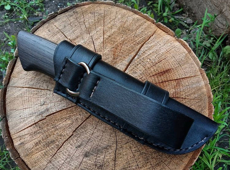 Forged engraved knife