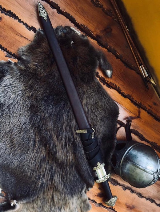 Viking sword with sheath