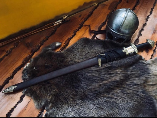 Viking sword with sheath