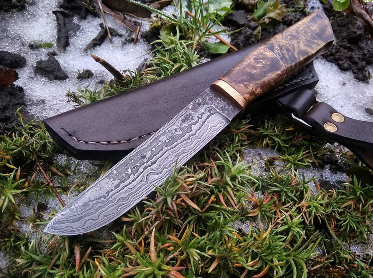 Handforged Damascus Knife