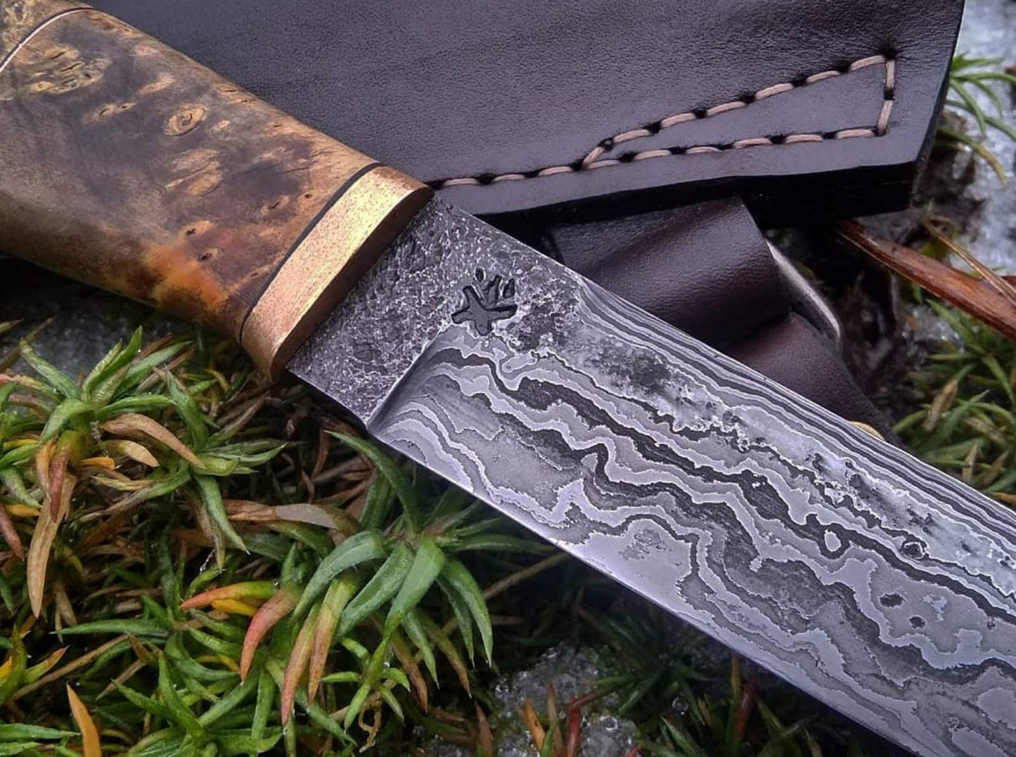 Handforged Damascus Knife