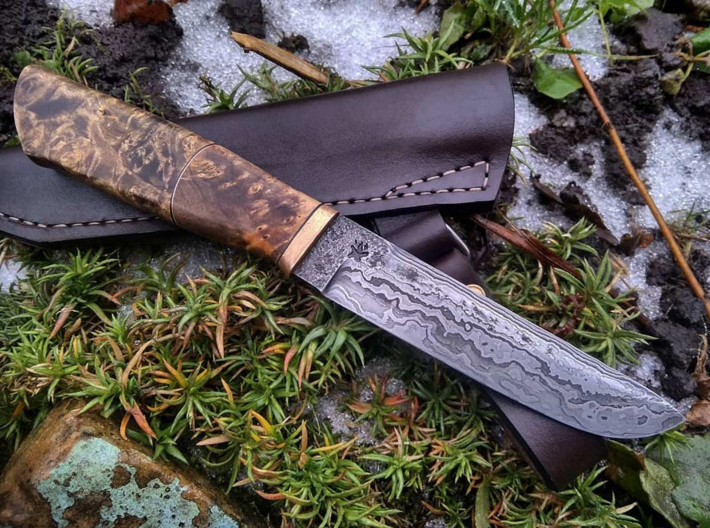 Handforged Damascus Knife