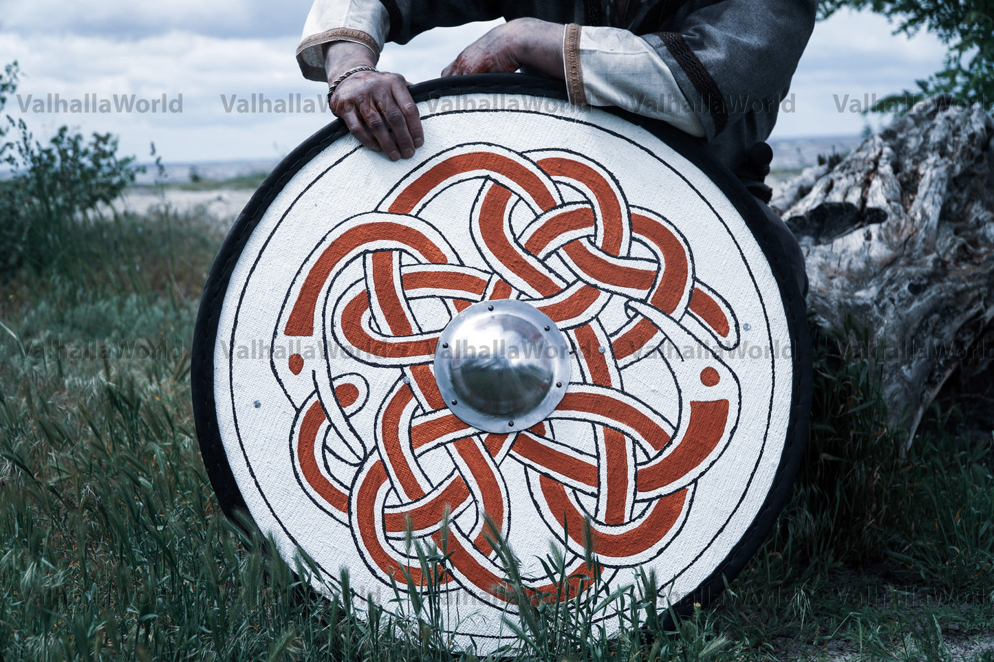 Viking Battle shield Jormungand
