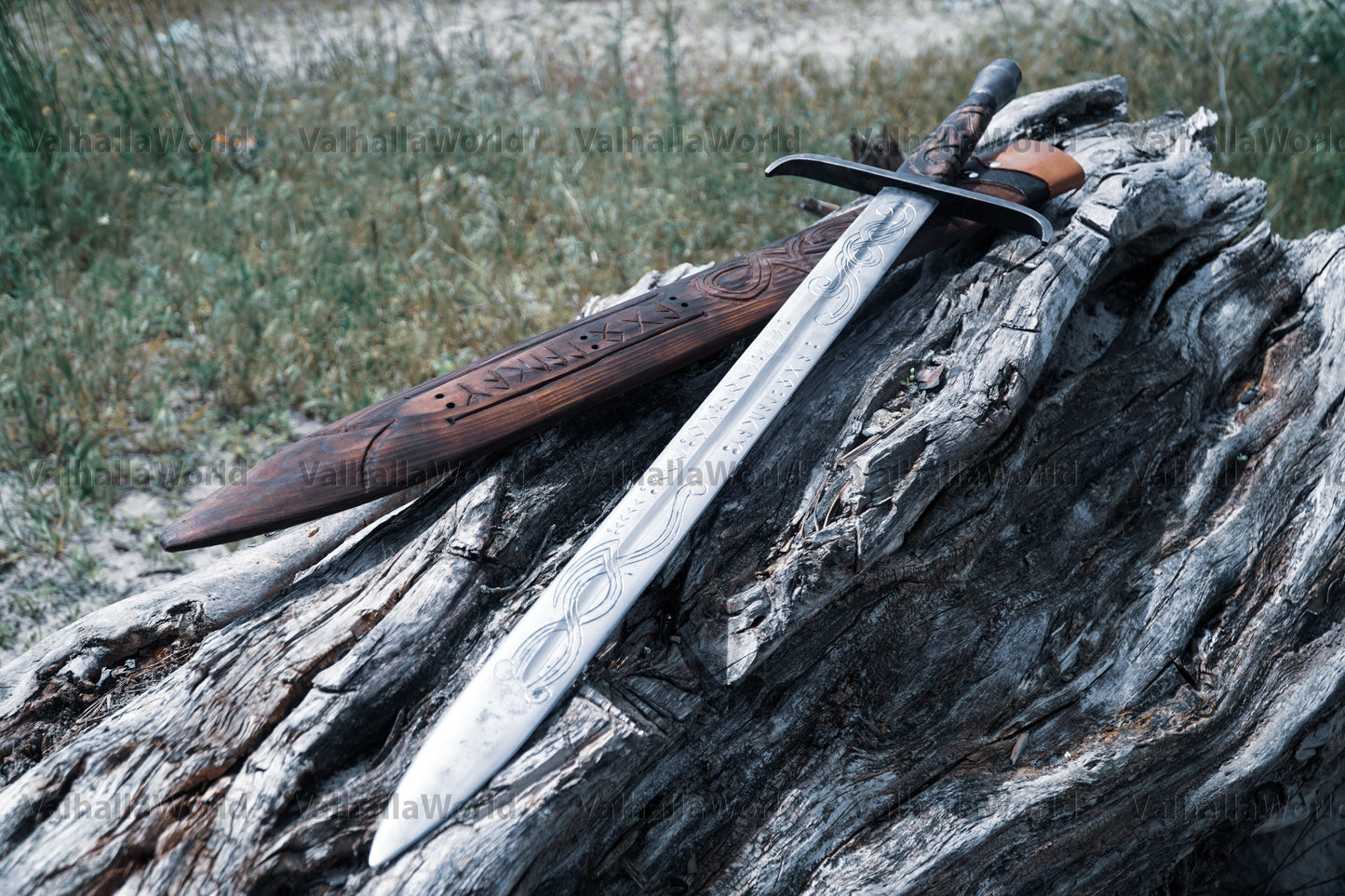 Viking sword with a sheath