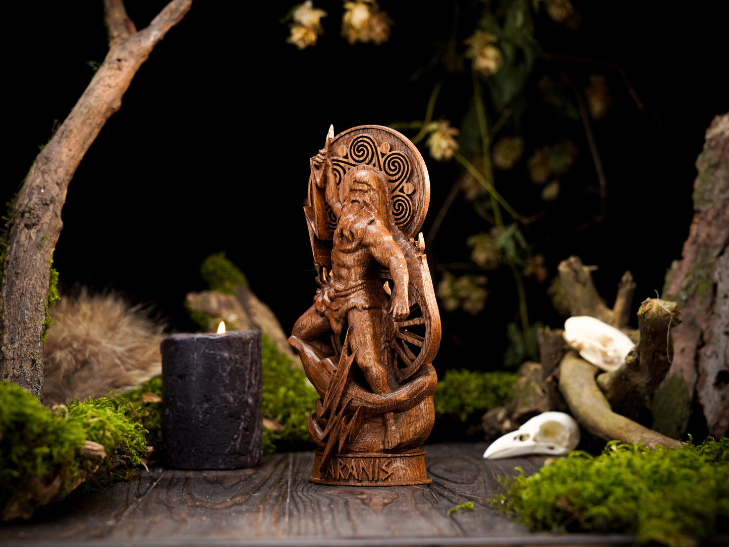 Oak Taranis Statue