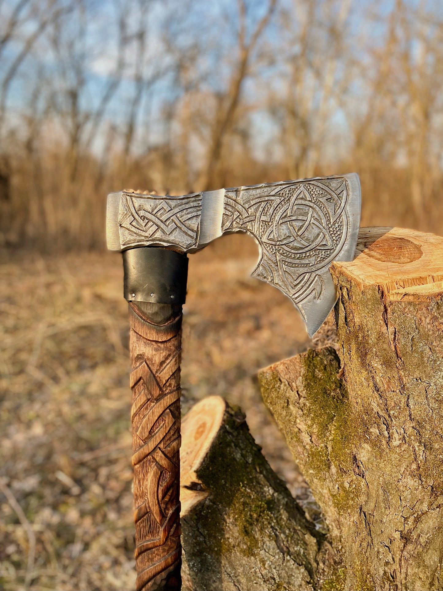 Large Engraved Axe