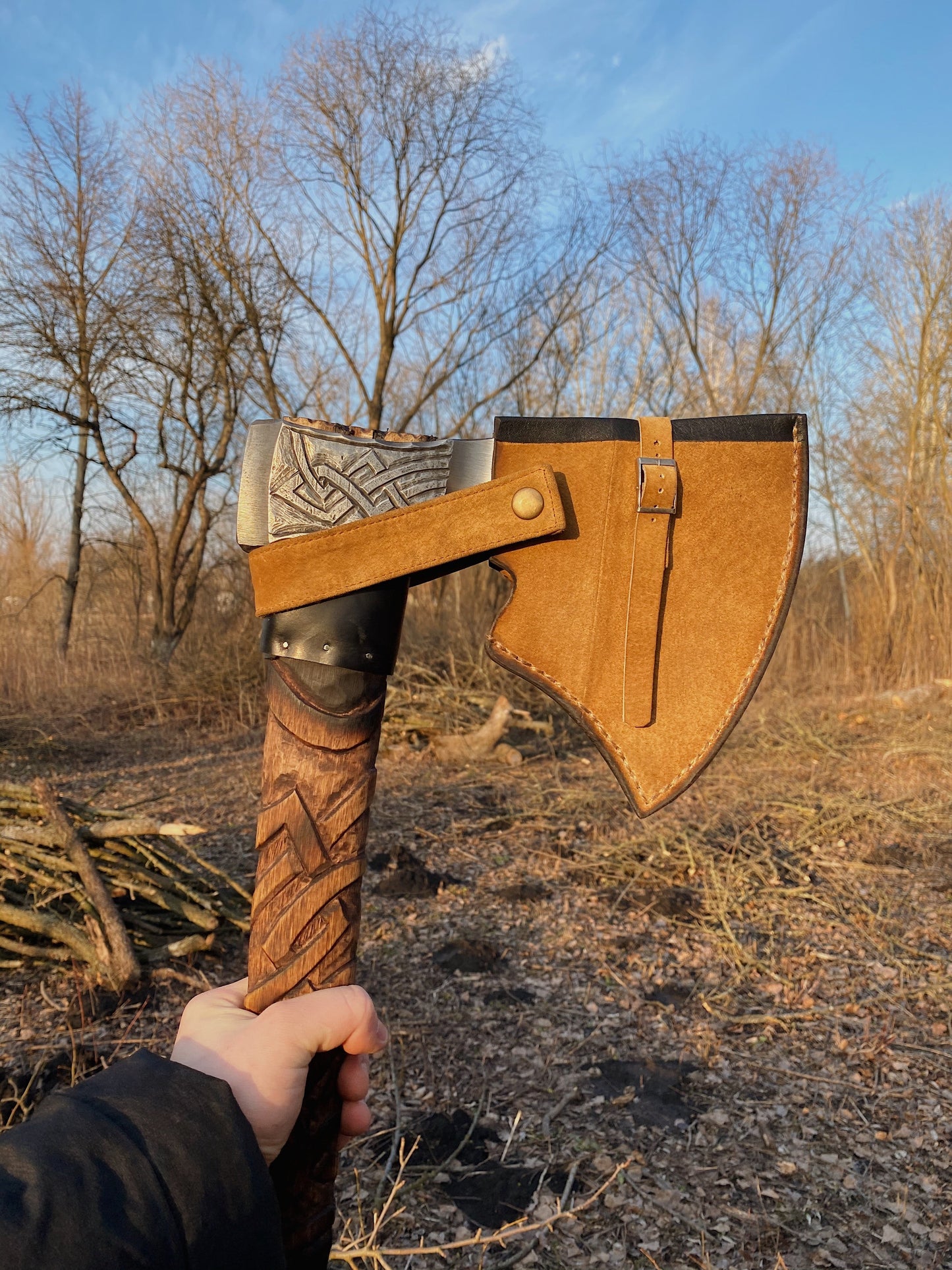 Large Engraved Axe