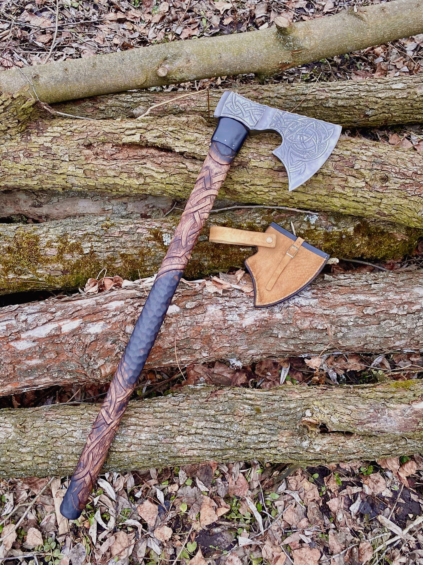 Large Engraved Axe