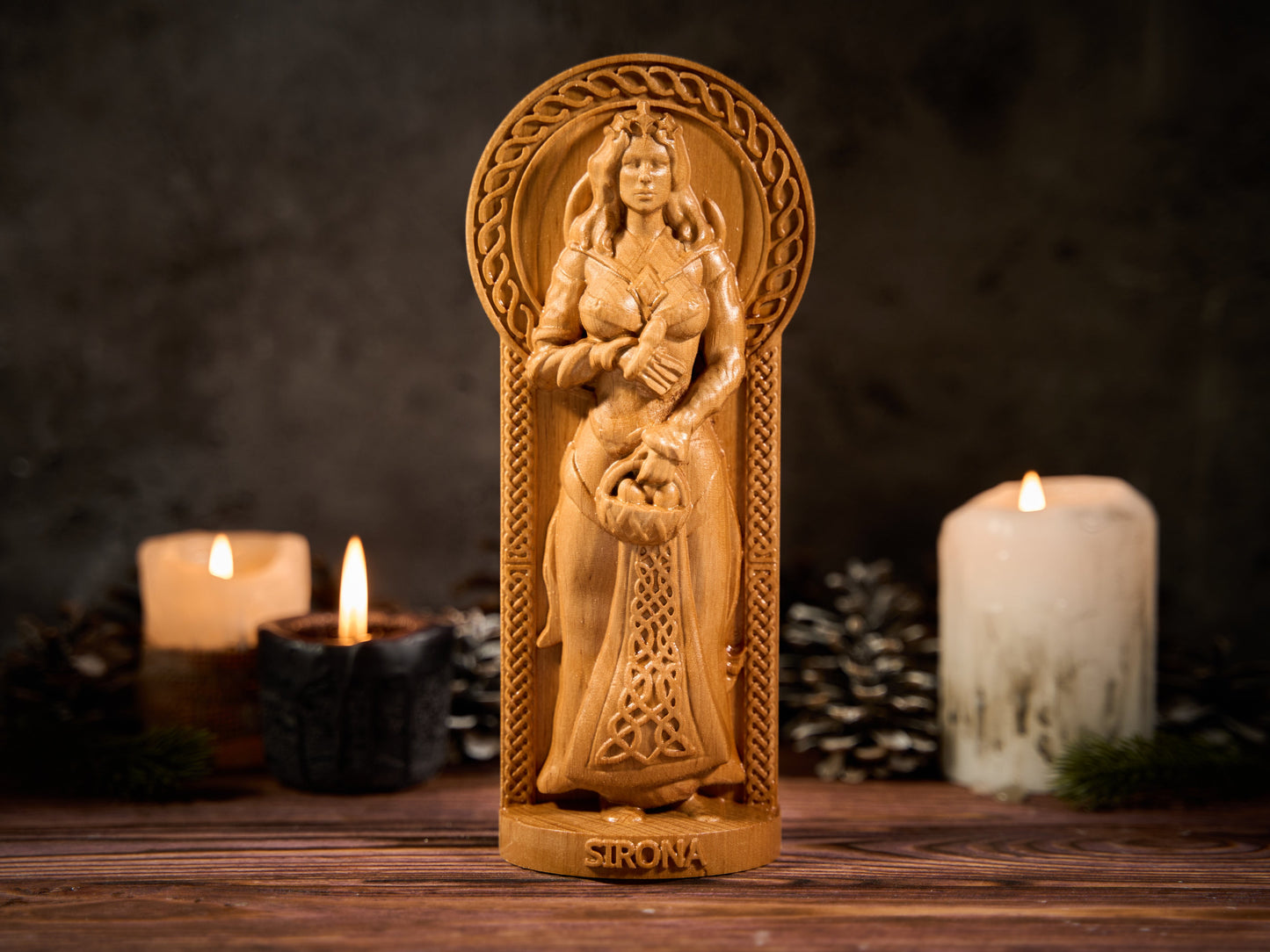 Oak Sirona Celtic statue