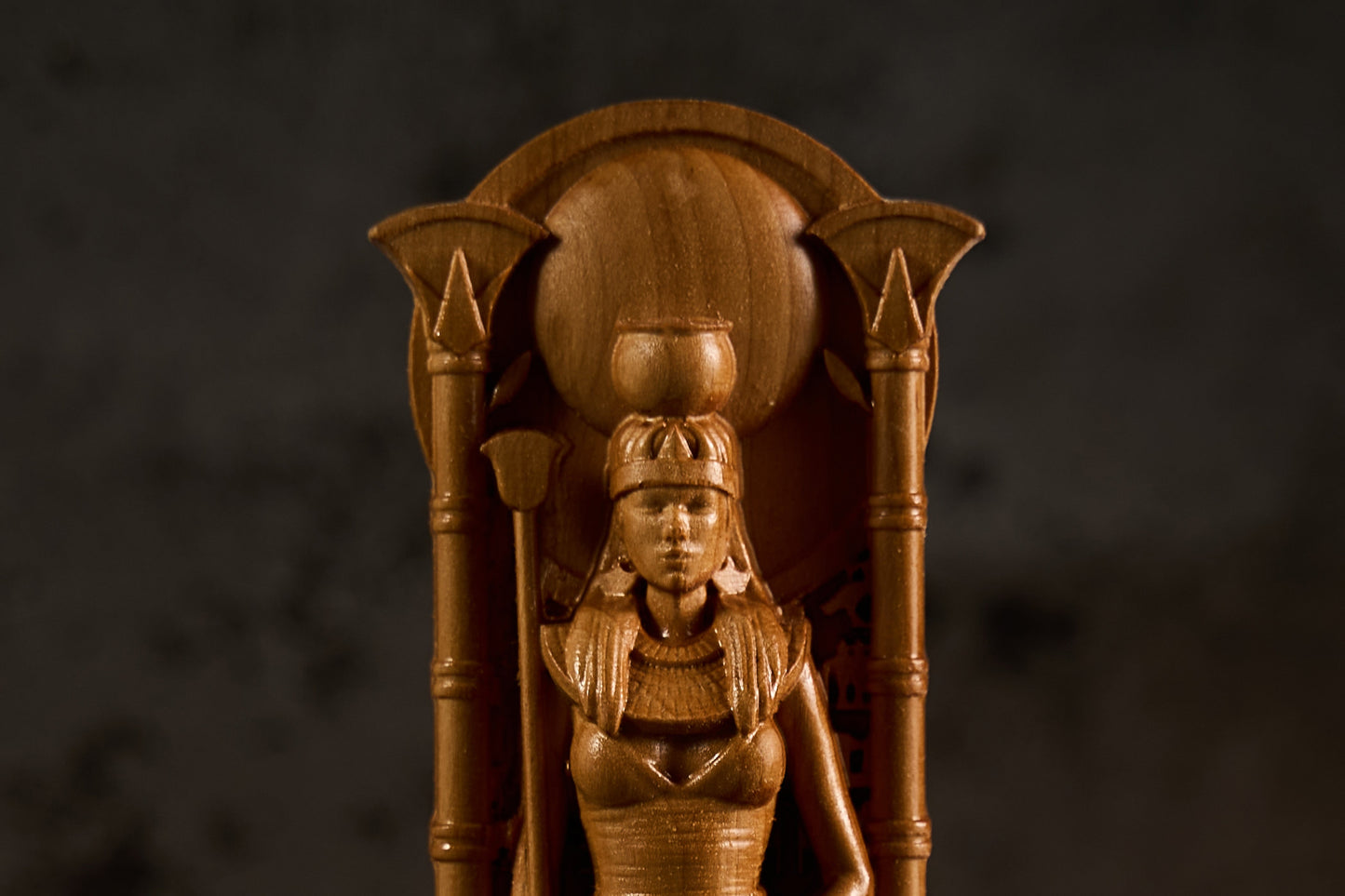 Oak Nut Egyptian statue