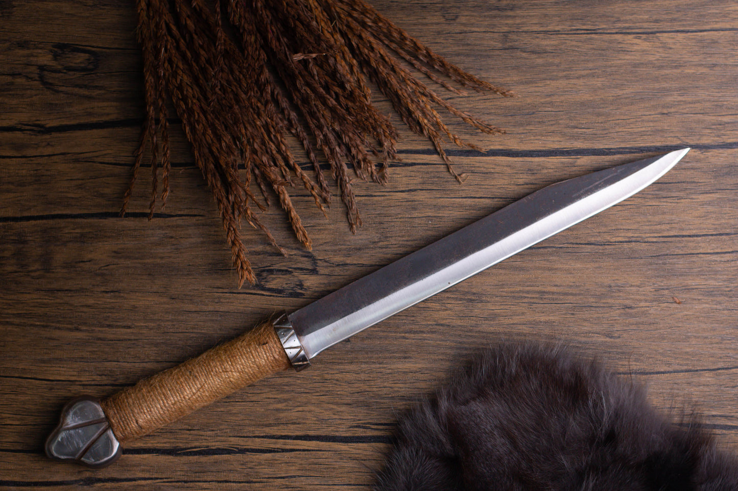 Long seax viking knife, 7 days delivery guarantee