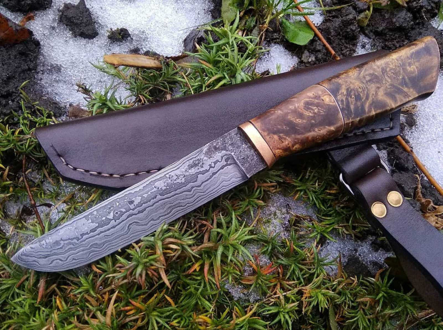 Handforged Damascus Knife