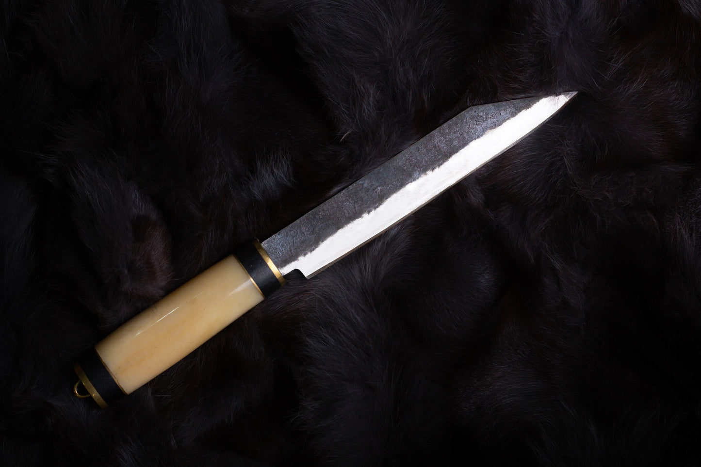 Bone handle large seax knife, 7 days delivery guarantee