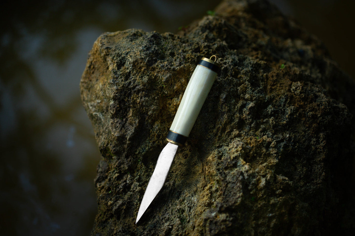Small bone handle seax knife, 7 days delivery guarantee