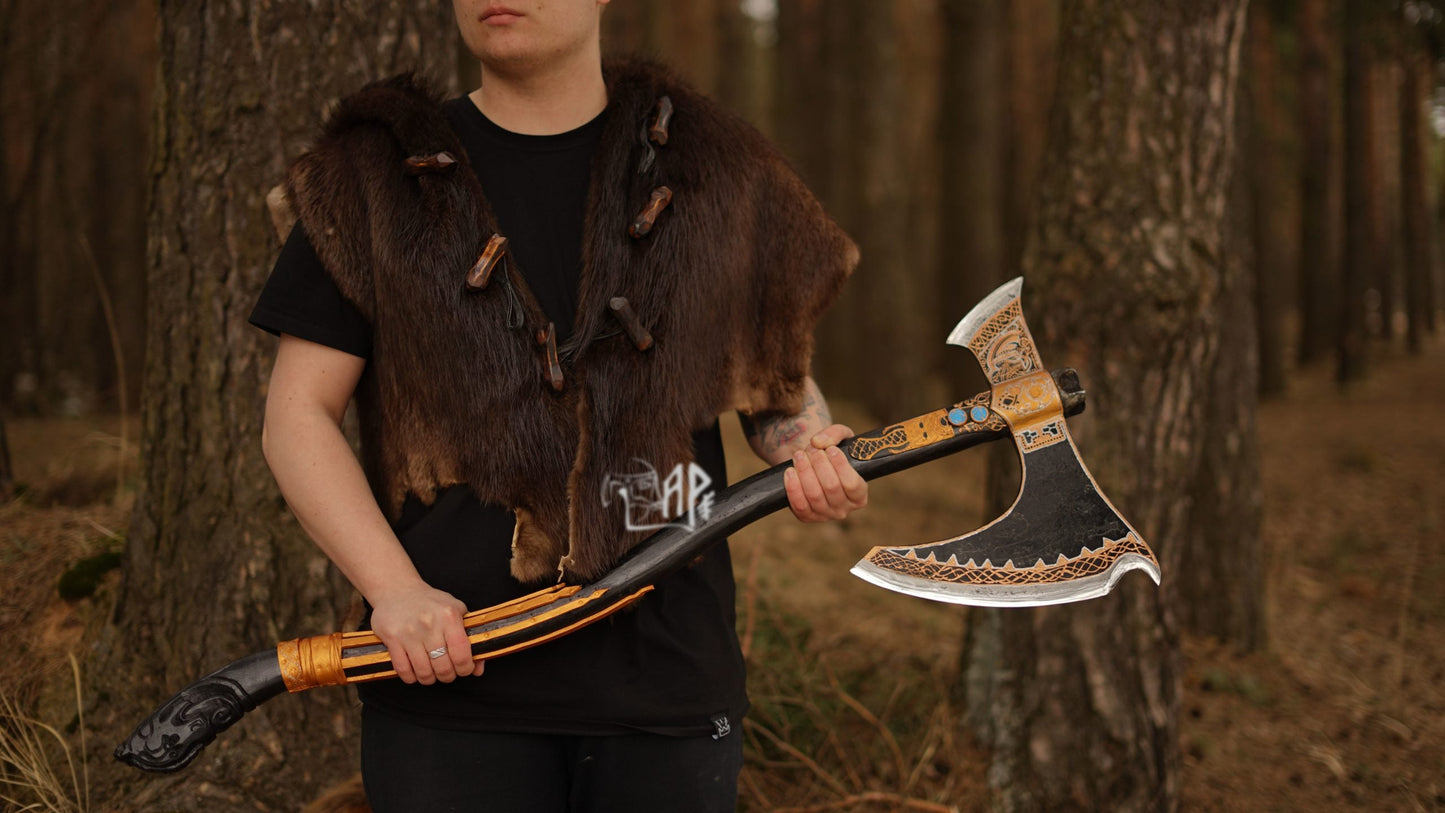 Leviathan Kratos Large Axe