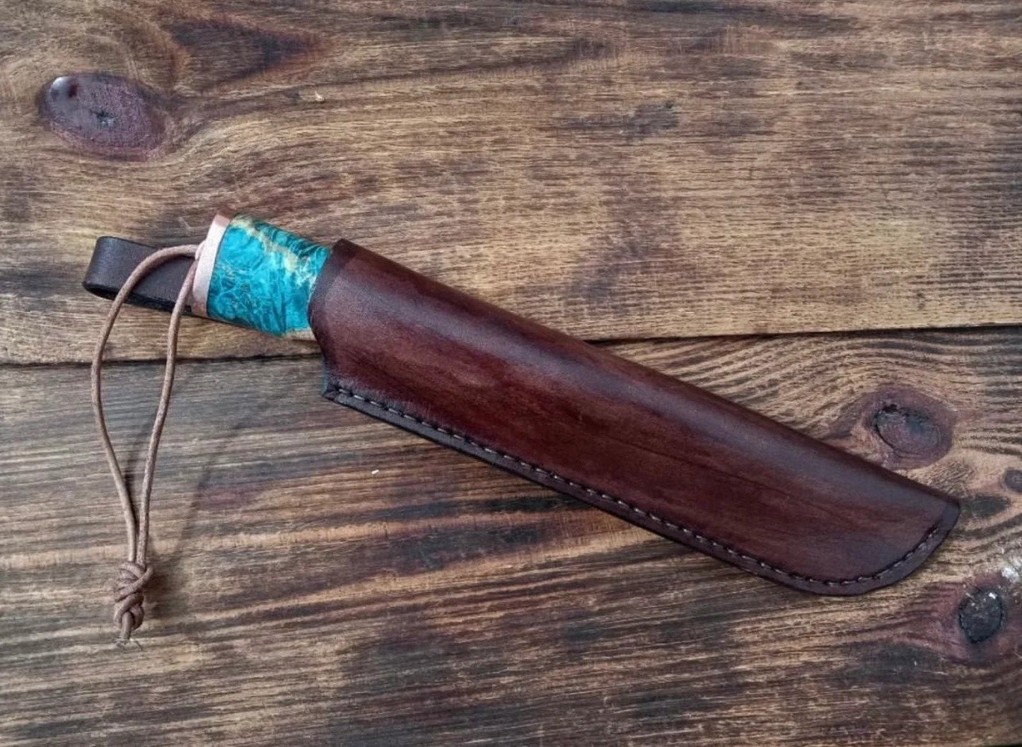 Engraved Yakutian Knife