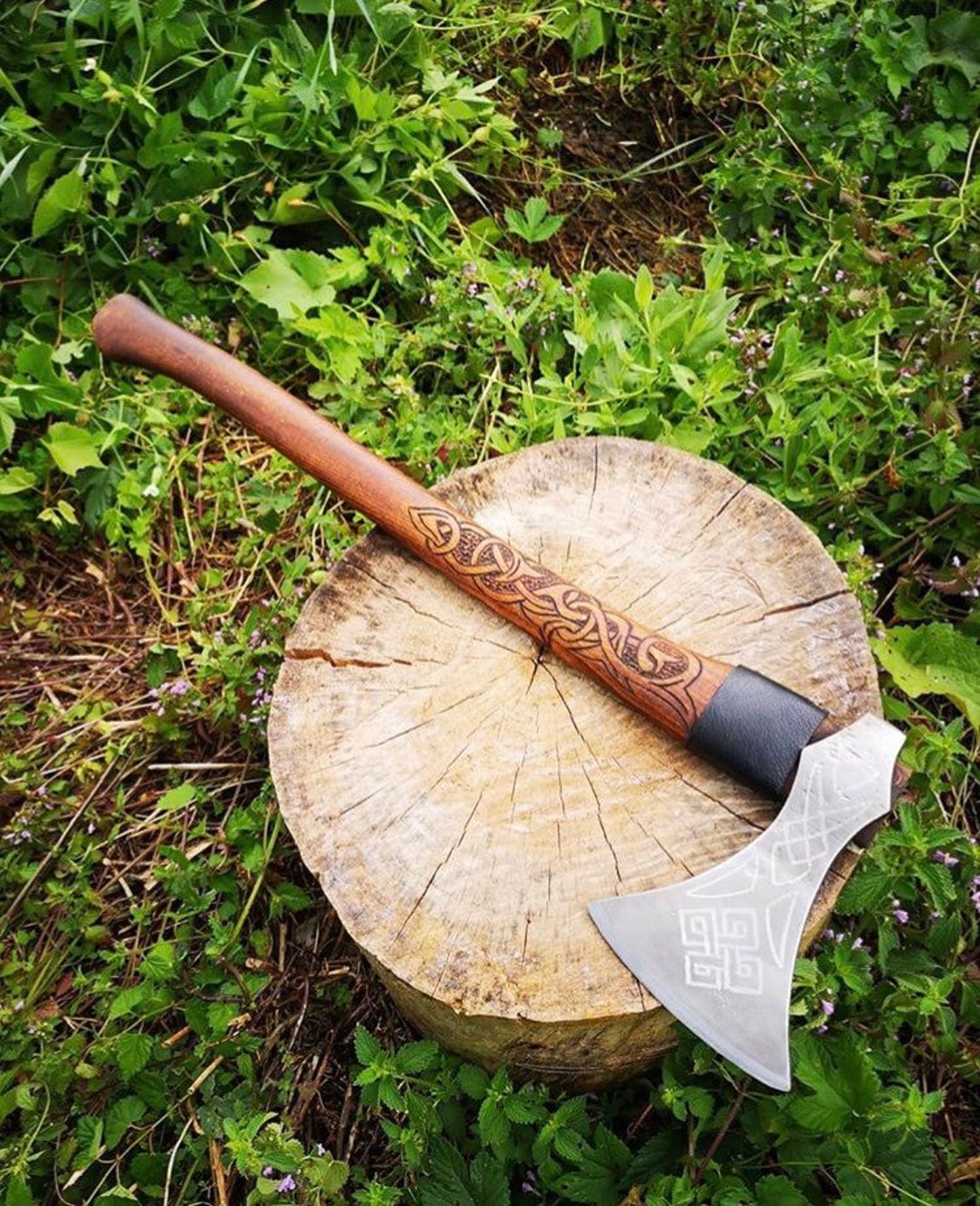Jarl engarved axe with personalisation