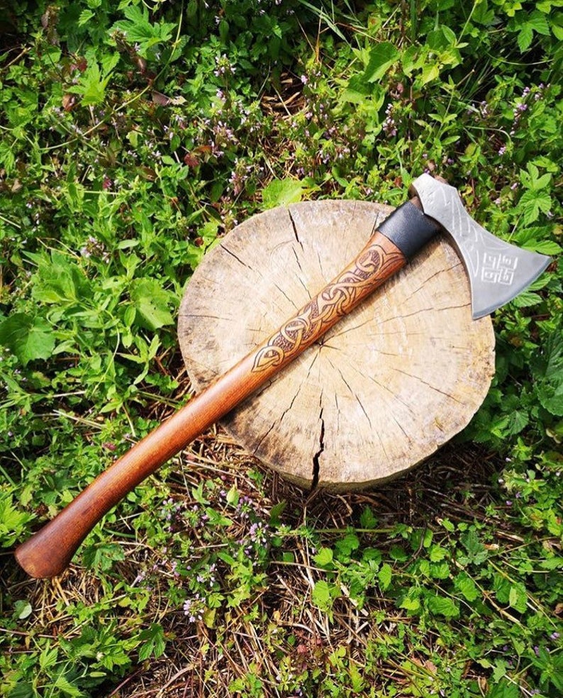 Jarl engarved axe with personalisation