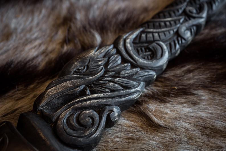 Engraved viking axe