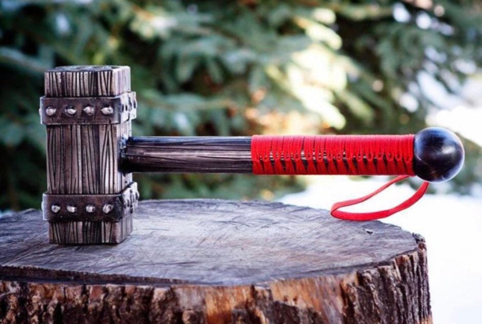 Hand forged hammer