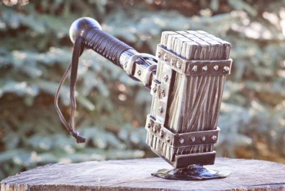 Hand forged hammer
