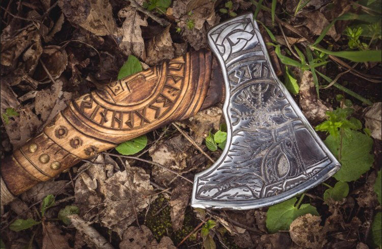 Hand forged axe - RAGNAR, 7 days delivery