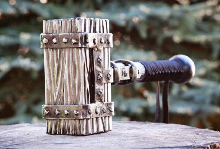 Hand forged hammer