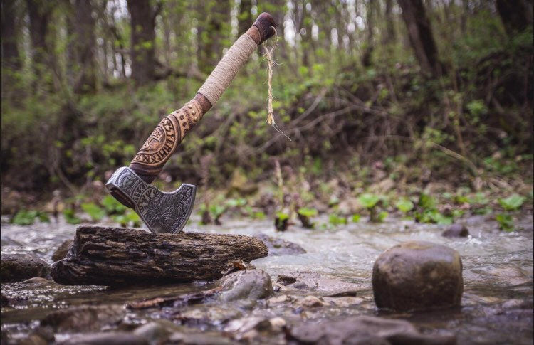 Hand forged axe - RAGNAR, 7 days delivery