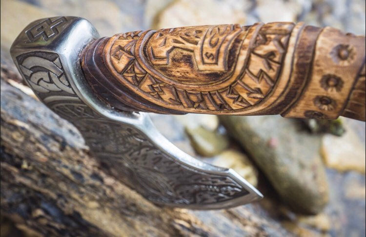 Hand forged axe - RAGNAR, 7 days delivery