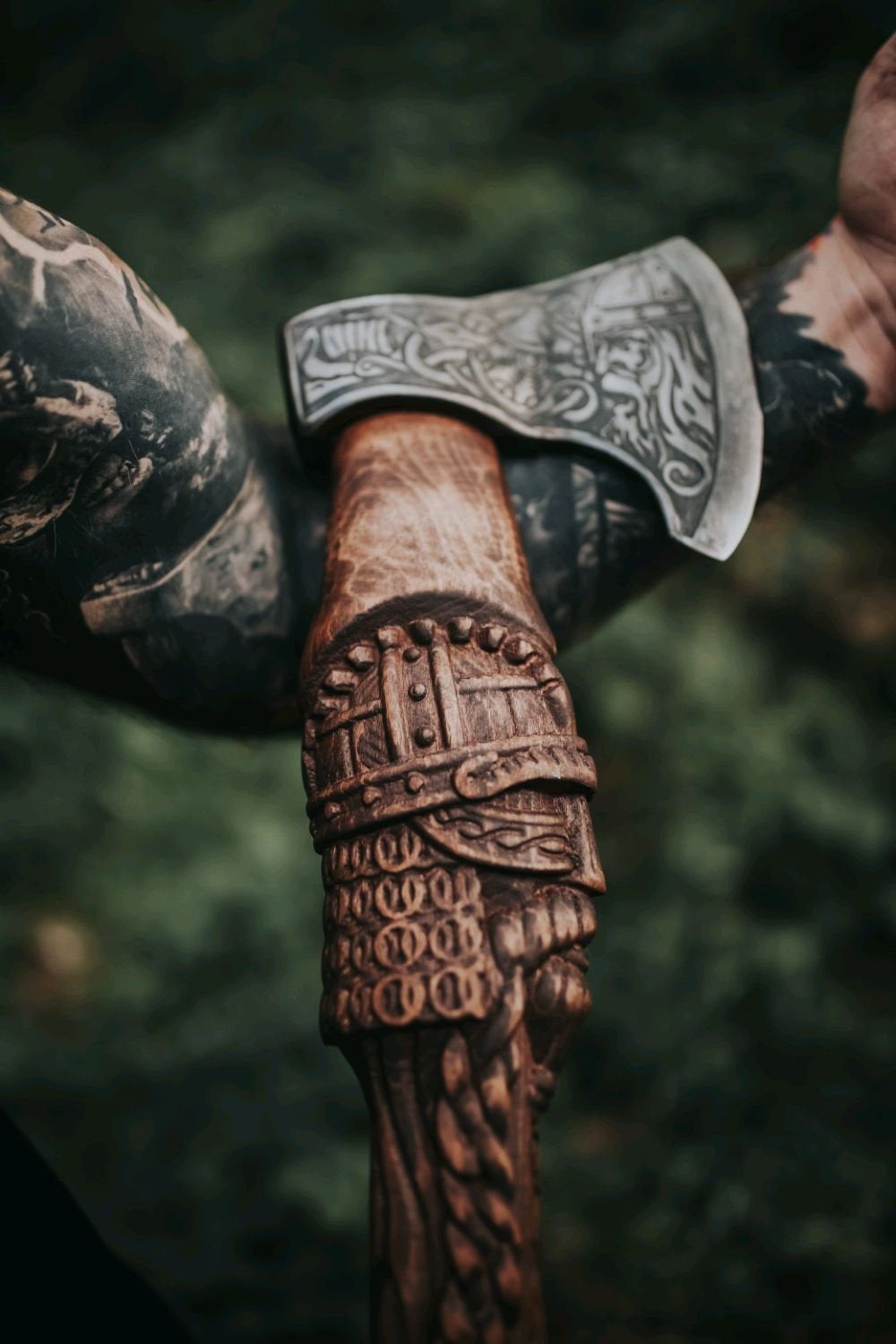 Hand forged axe - WARRIOR