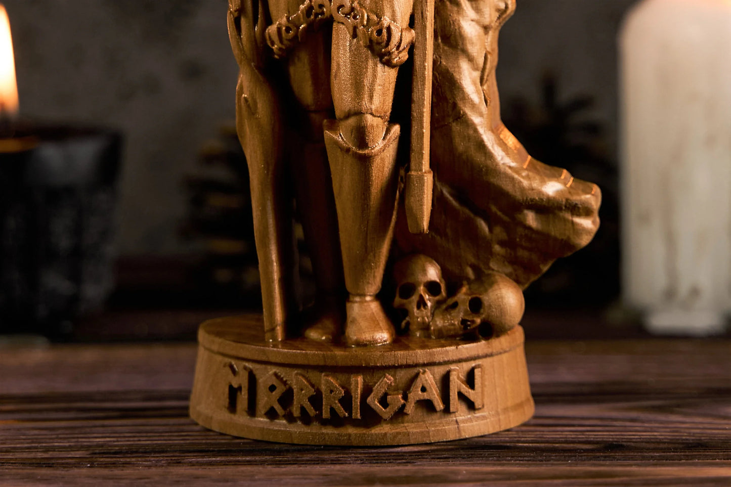 Oak Morrigan Celtic Statue