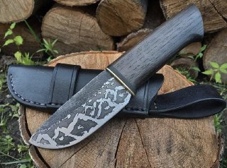 Forged engraved knife