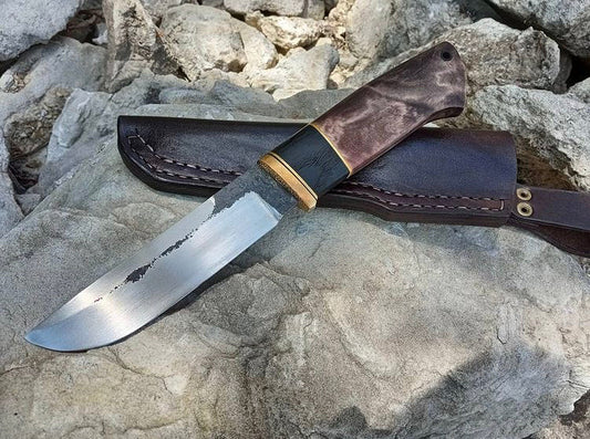 Forged engraved knife
