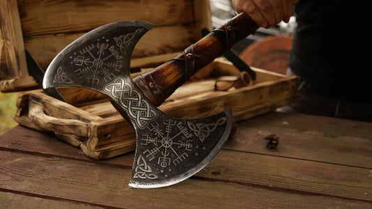 Vegvisir Double sided axe
