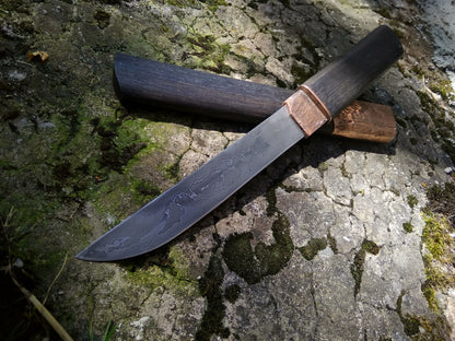 Long Damascus Knife
