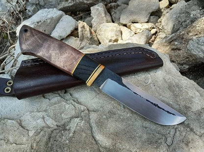 Forged engraved knife