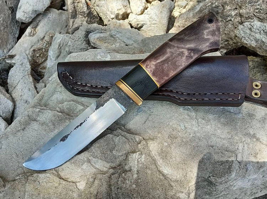 Forged engraved knife