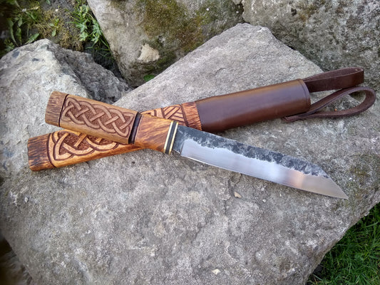 Viking seax knife