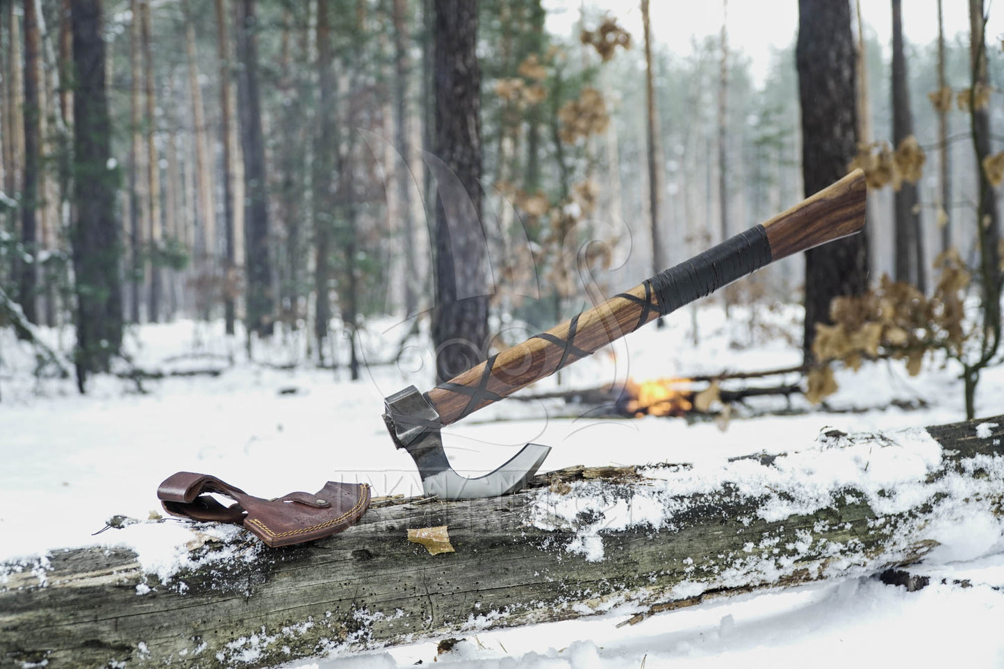 Small Bearded Viking axe • Shipping from the USA 7 days delivery