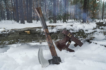Small Bearded Viking axe • Shipping from the USA 7 days delivery