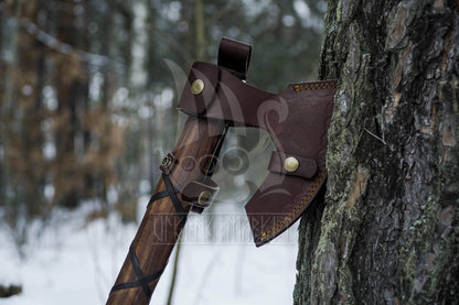 Small Bearded Viking axe • Shipping from the USA 7 days delivery