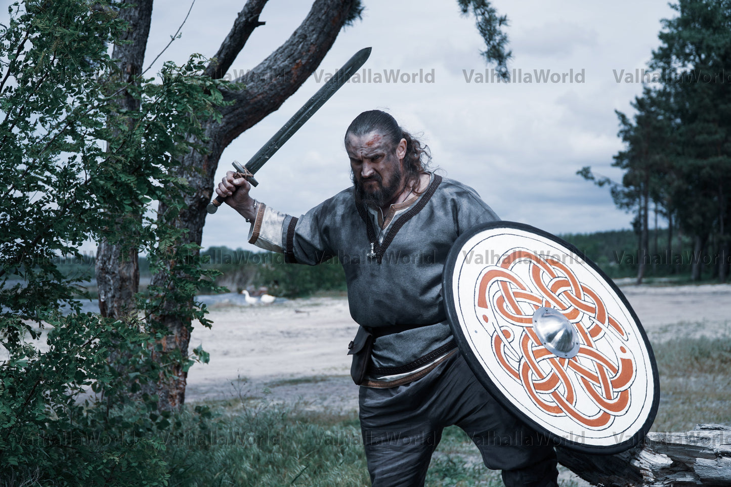 Viking Battle shield Jormungand
