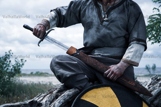 Viking sword with a sheath
