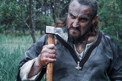 CUSTOM runic axe