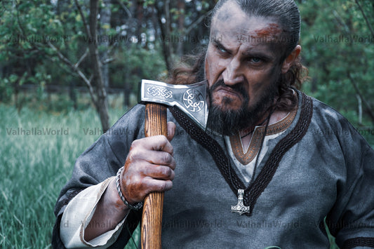 CUSTOM runic axe