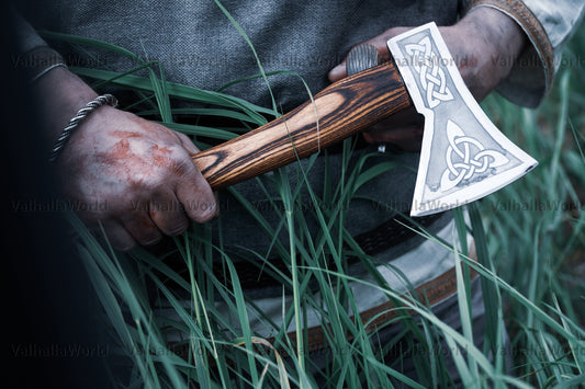 Custom Celtic axe