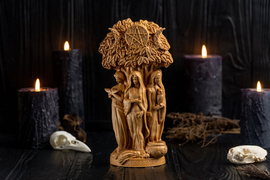 Carved Brigid Goddess