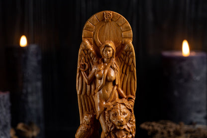 Carved Lilith Statue