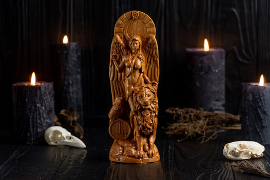 Carved Lilith Statue
