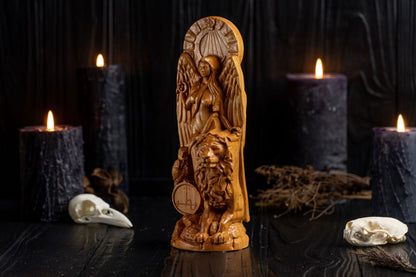 Carved Lilith Statue
